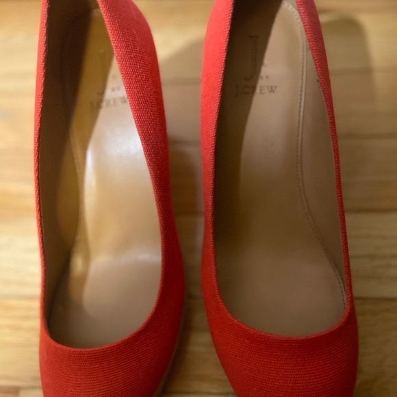 🔥 J.Crew Seville Red Wedge Espadrilles – Size 8.5 – Like New! 🔥 - Picture 9 of 9